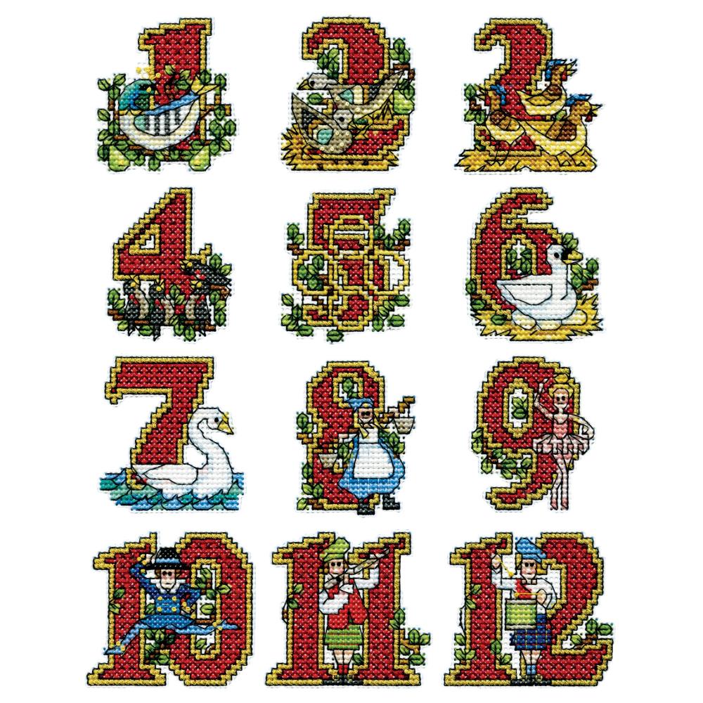 Twelve Days Plastic Canvas Ornament Kit